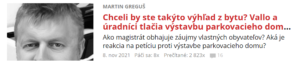 Chceli by ste takýto výhľad z bytu? Ako končí jedna petícia obyvateľov Bratislavy?